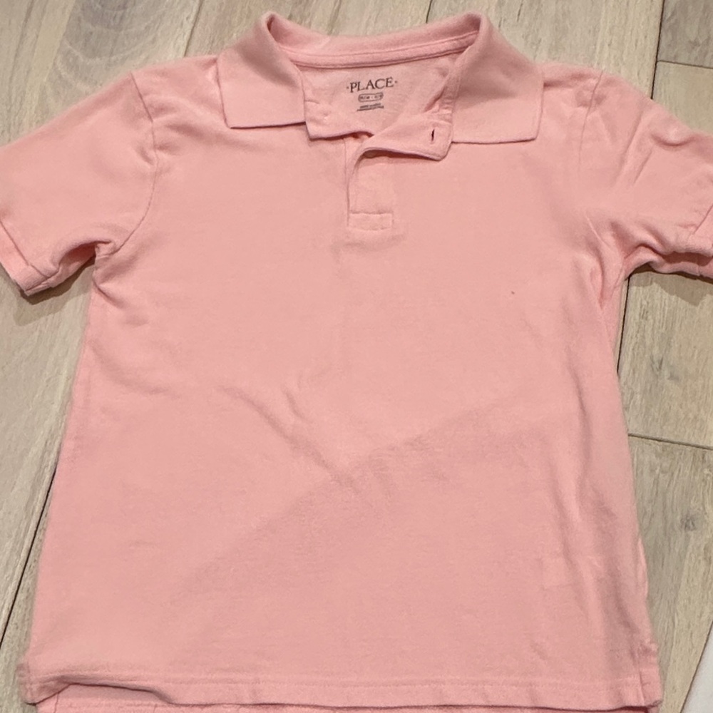 BUNDLE Pink and White Cotton Polo Set The Children's Place - Picture 5 of 7